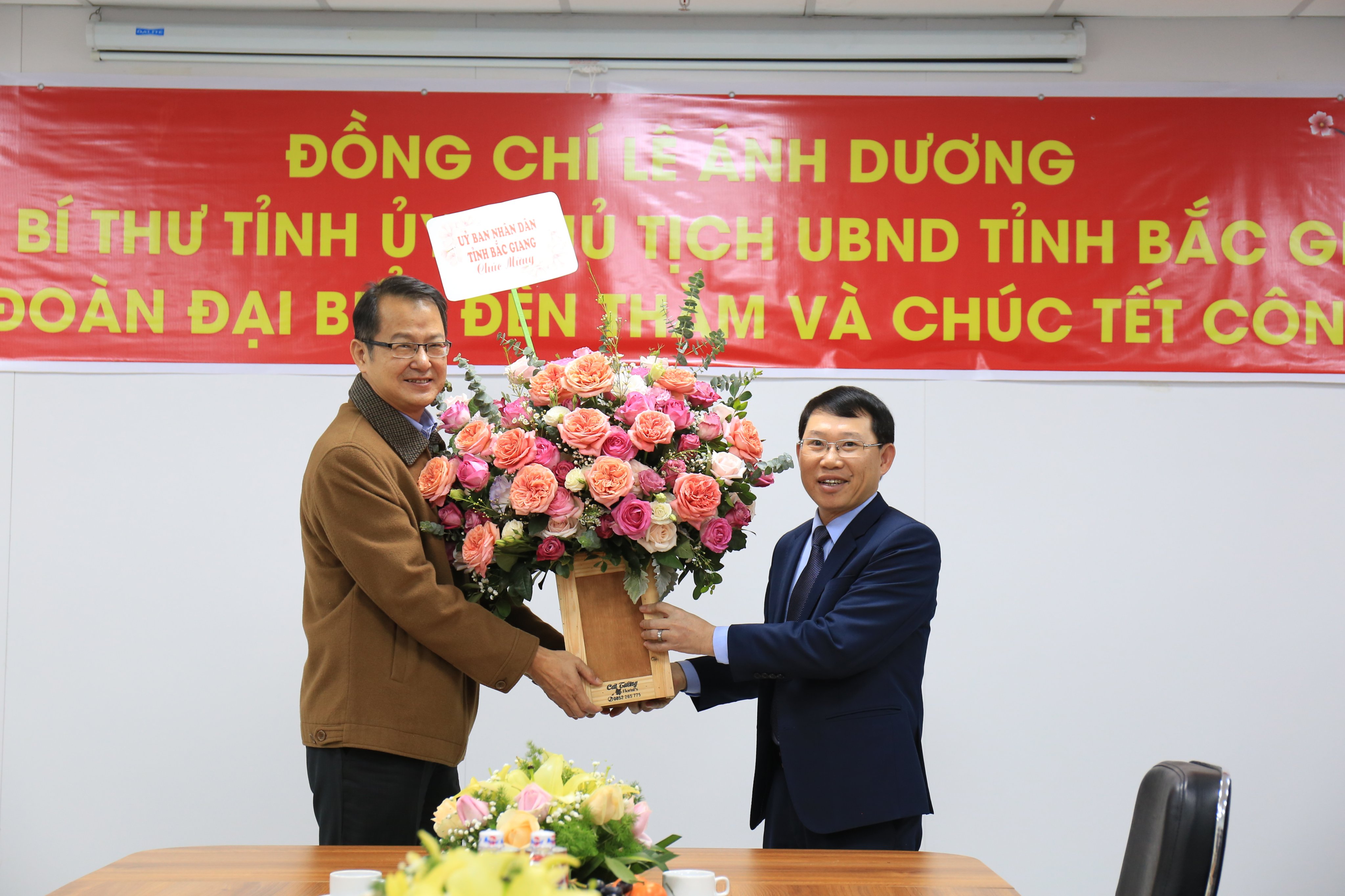 Chủ tịch UBND tỉnh Lê Ánh Dương thăm và chúc Tết một số doanh nghiệp FDI tiêu biểu trên địa bàn tỉnh