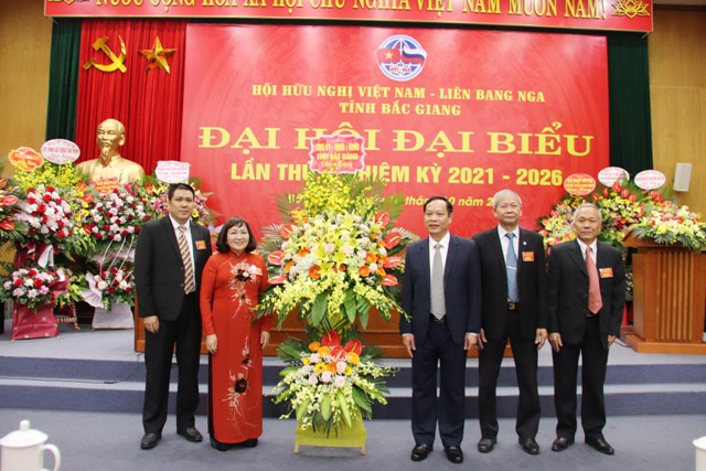 Hội Hữu nghị Việt Nam – Liên bang Nga tỉnh Bắc Giang: Đại hội đại biểu lần thứ V