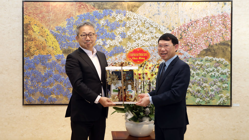 Chủ tịch UBND tỉnh Lê Ánh Dương thăm, chúc mừng năm mới Đại sứ quán Nhật Bản tại Việt Nam