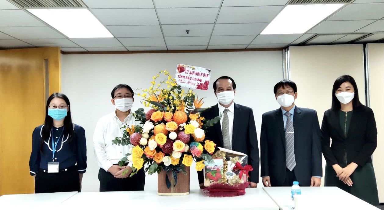 Giám đốc Sở Ngoại vụ tỉnh Bắc Giang: Thăm và chúc tết Hiệp hội doanh nghiệp Nhật Bản (JCCI)