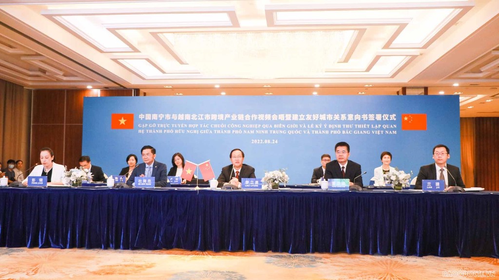 Thúc đẩy hợp tác giữa thành phố Bắc Giang và thành phố Nam Ninh (Trung Quốc)