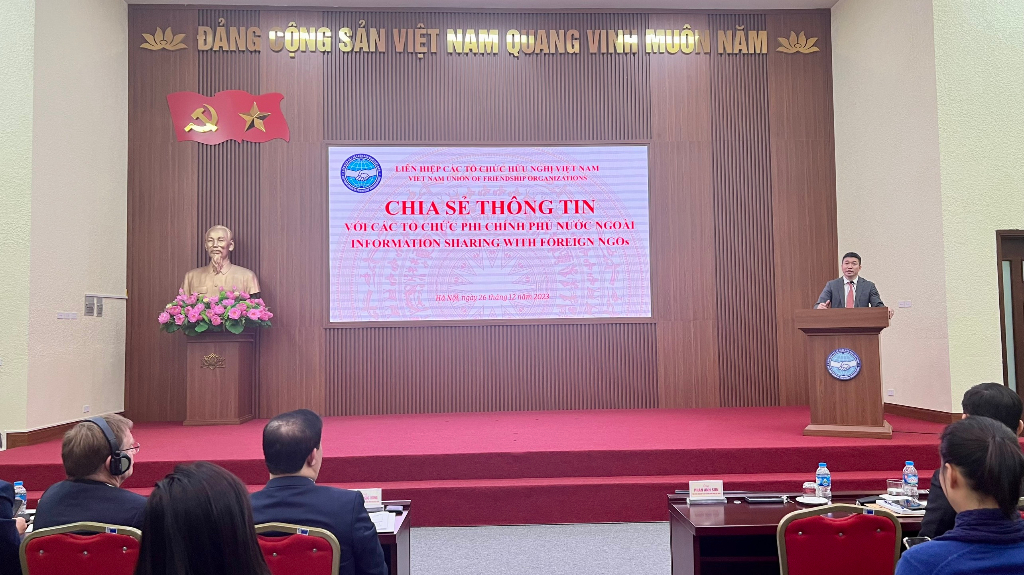 Hội nghị chia sẻ thông tin và ghi nhận đóng góp của các tổ chức PCPNN cho Việt Nam năm 2023