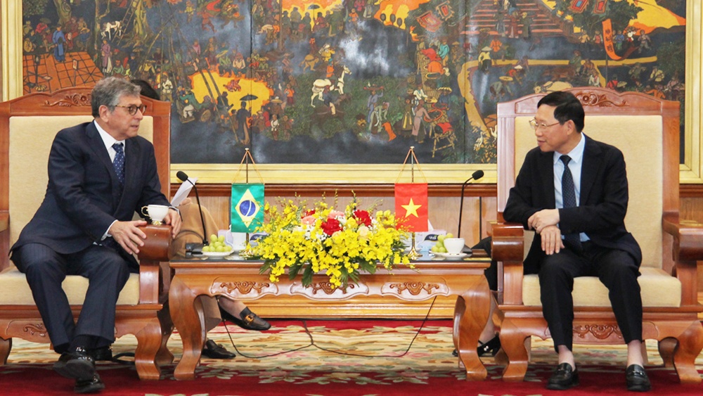 Đại sứ đặc mệnh toàn quyền Brazil thăm, làm việc tại Bắc Giang