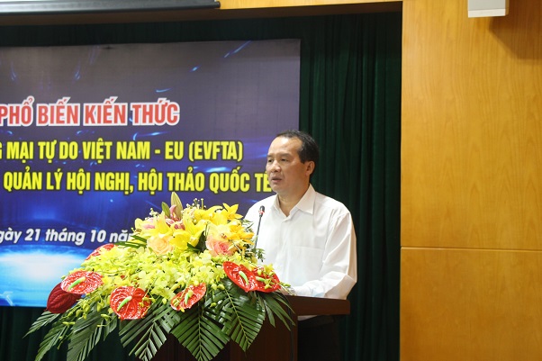 Sở Ngoại vụ tỉnh Bắc Giang tổ chức Hội nghị phổ biến kiến thức về EVFTA và Quy định về tổ chức,...