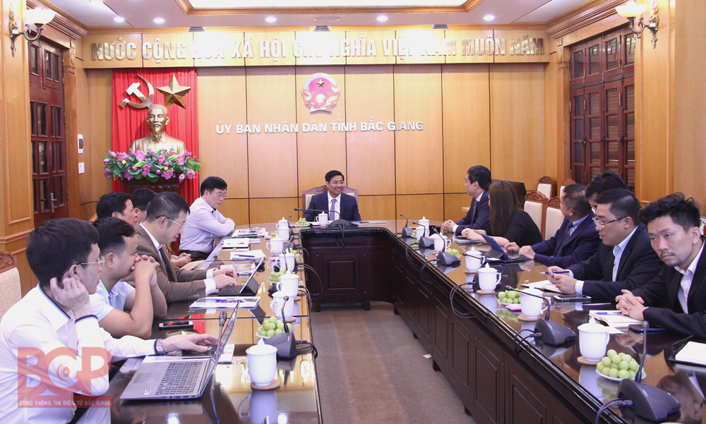 Tập đoàn CapitaLand tìm hiểu đầu tư tại Bắc Giang