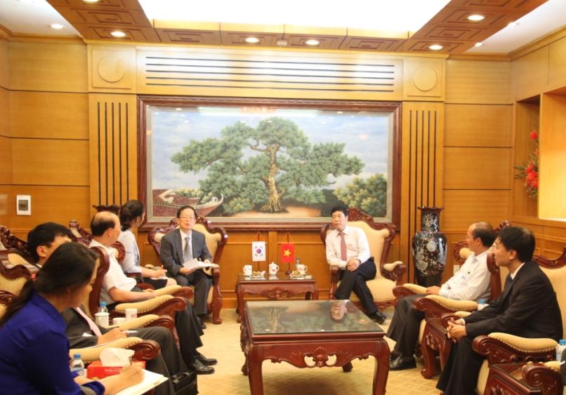 Chủ tịch UBND tỉnh Bùi Văn Hải tiếp và làm việc với tân Trưởng đại diện KOICA