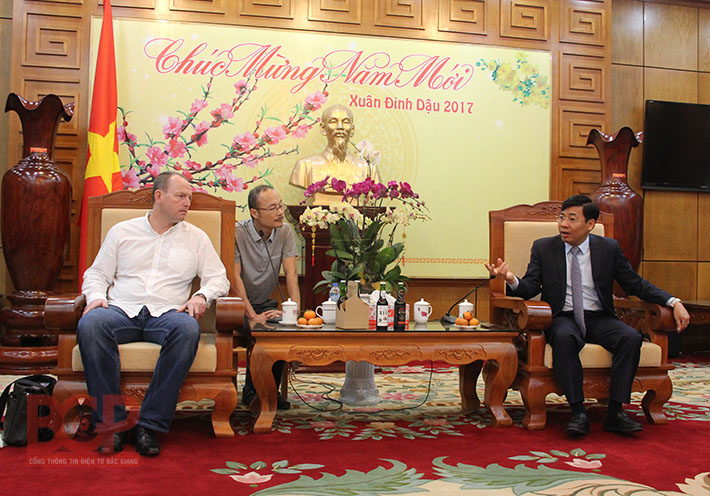 Phó Chủ tịch UBND tỉnh Dương Văn Thái tiếp nhà đầu tư Cộng hòa Séc