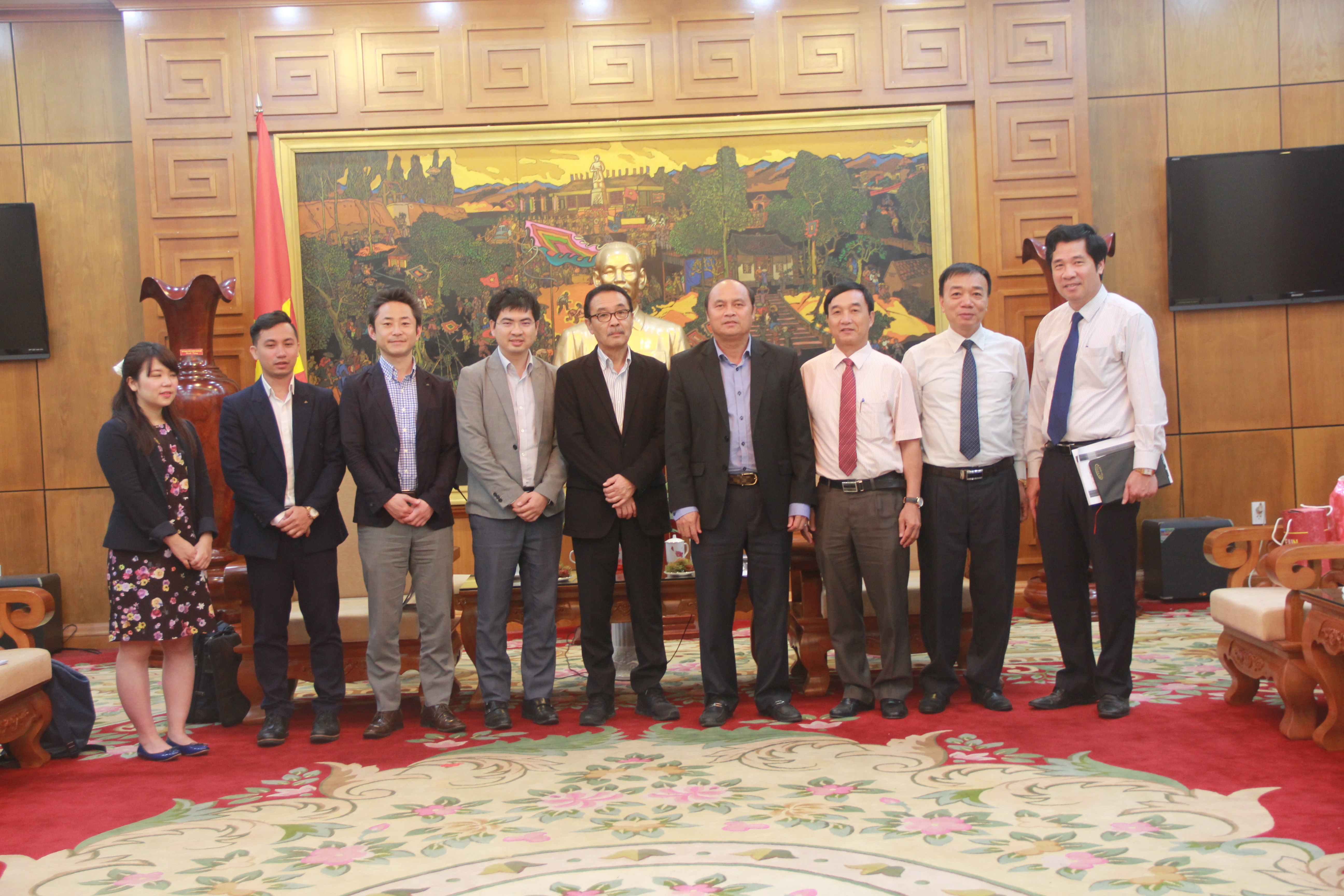 Chủ tịch UBND tỉnh Nguyễn Văn Linh tiếp Đoàn doanh nghiệp Nhật Bản
