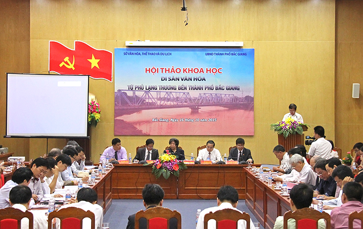 Hội thảo khoa học "Di sản văn hóa từ Phủ Lạng Thương đến thành phố Bắc Giang"